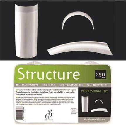 Produktbild Beautynails Bna Semi-Transparent Structure Tips X250