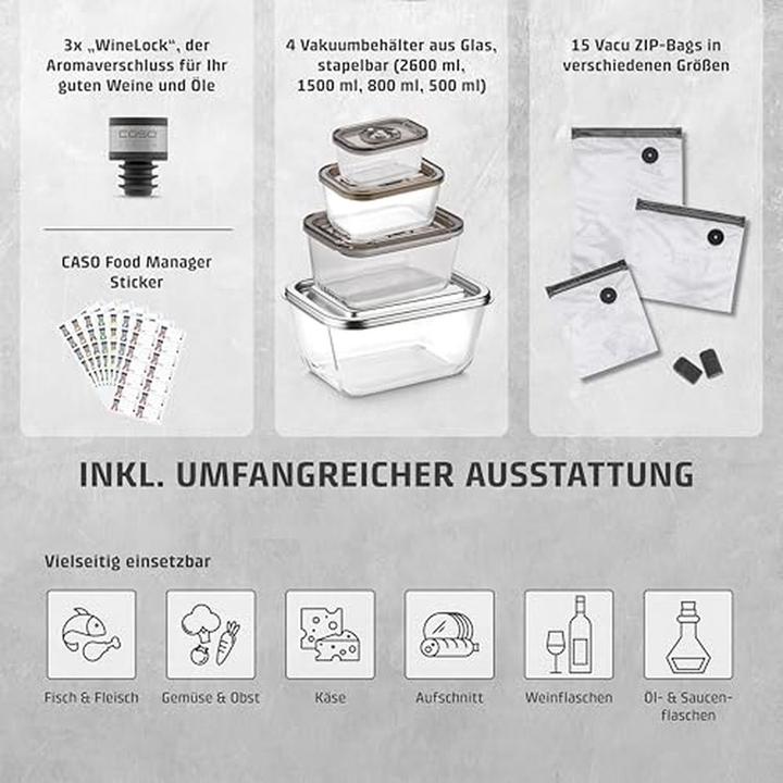 Produktbild Caso Vacu OneTouch Pro Set