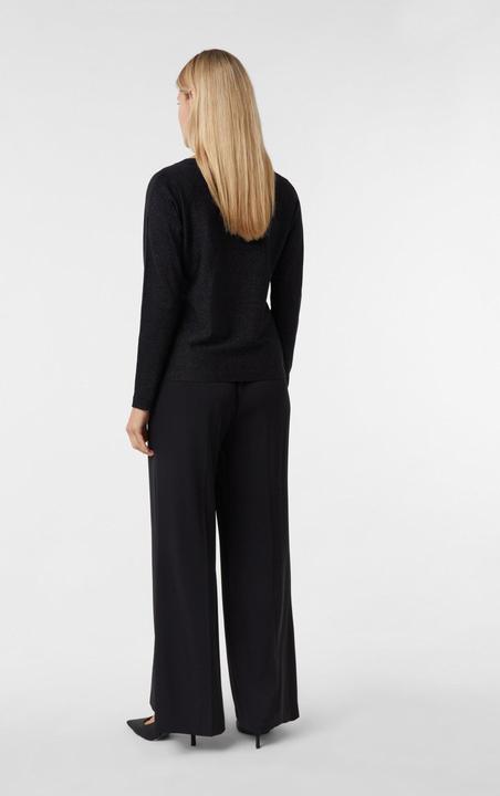 Image du produit Comma Strickpullover Feinstrick-Pullover aus Glitzergarn im Relaxed Fit (40)