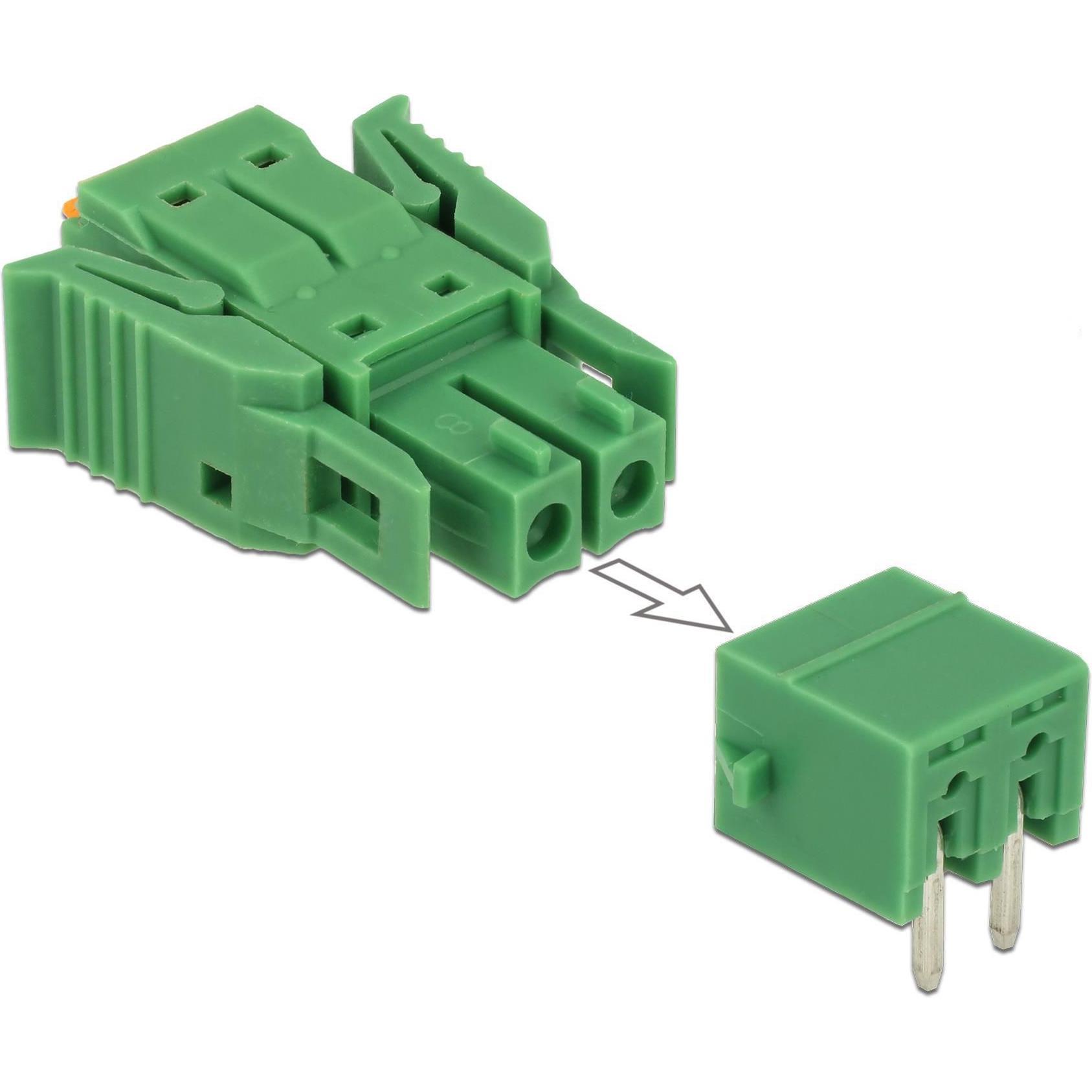 Delock Terminalblock Raster horizontal (Kabel Zubehör), Netzwerk Zubehör