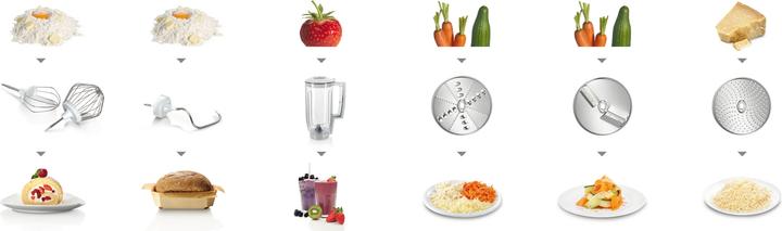 Productafbeelding Bosch Hausgeräte Serie 4 MUM58720 (1000 W, 3.90 l)