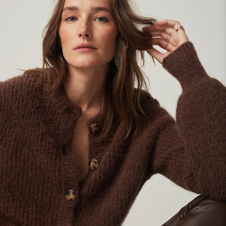 Actual product image La Redoute Collections Signature Cardigan AMBROISE (38)