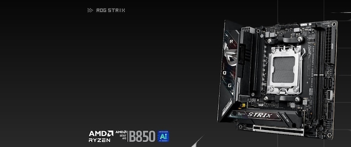 Actual product image ASUS ROG STRIX B850-I GAMING WIFI (AM5, AMD B850, Mini-ITX)
