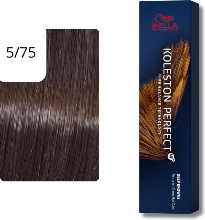 Image du produit Wella Koleston Perfect Me+ Deep Browns (5/75 brun clair brun-brun-mahogany)