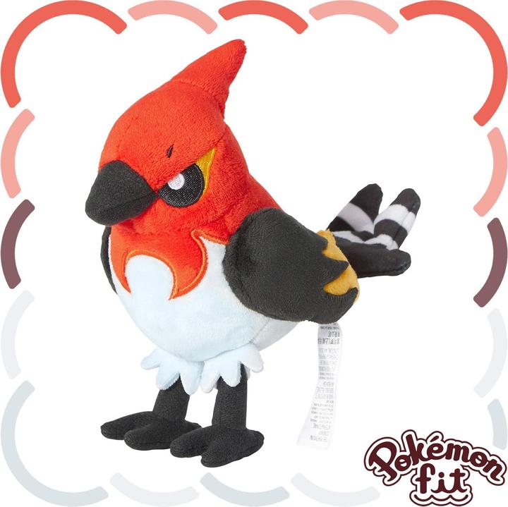 Image du produit Pokémon Peluche Fletchinder Sitting Cuties - 18 cm (18 cm)