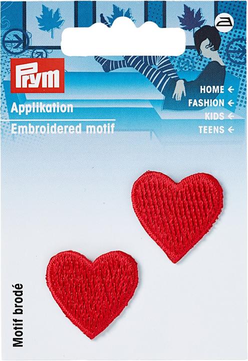 Image du produit Prym Application Coeurs, rouge (2 pcs, 2 x 2 cm)