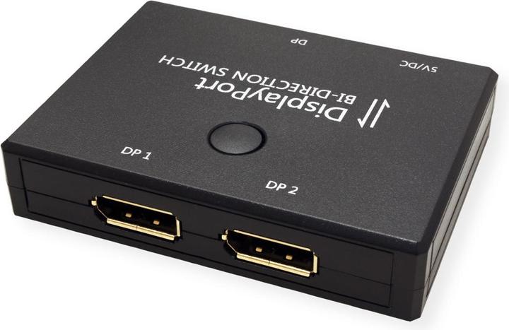 Image du produit Value Commutateur DisplayPort 4K, 2x, bidirectionnel