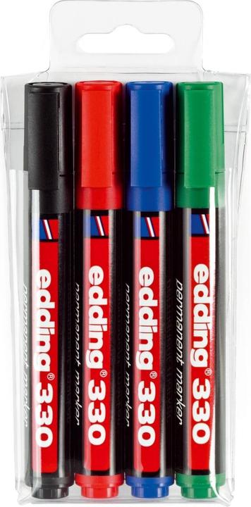 Actual product image Edding 330/4 S permanent marker (e) (4 x)
