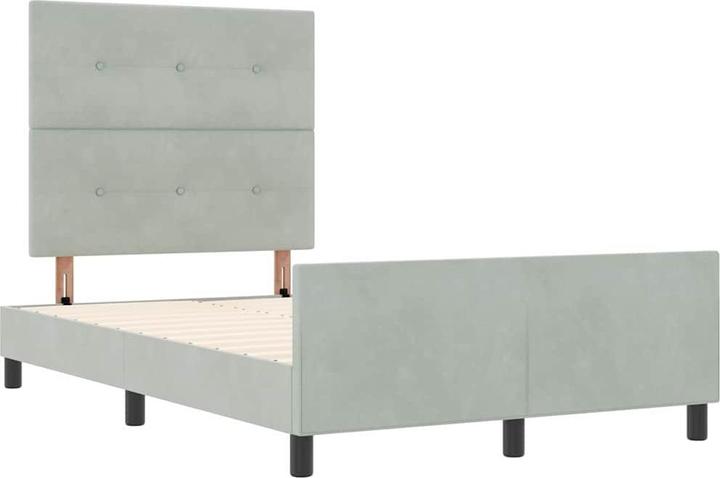 Actual product image vidaXL Modernes Bett (120 x 200 cm)
