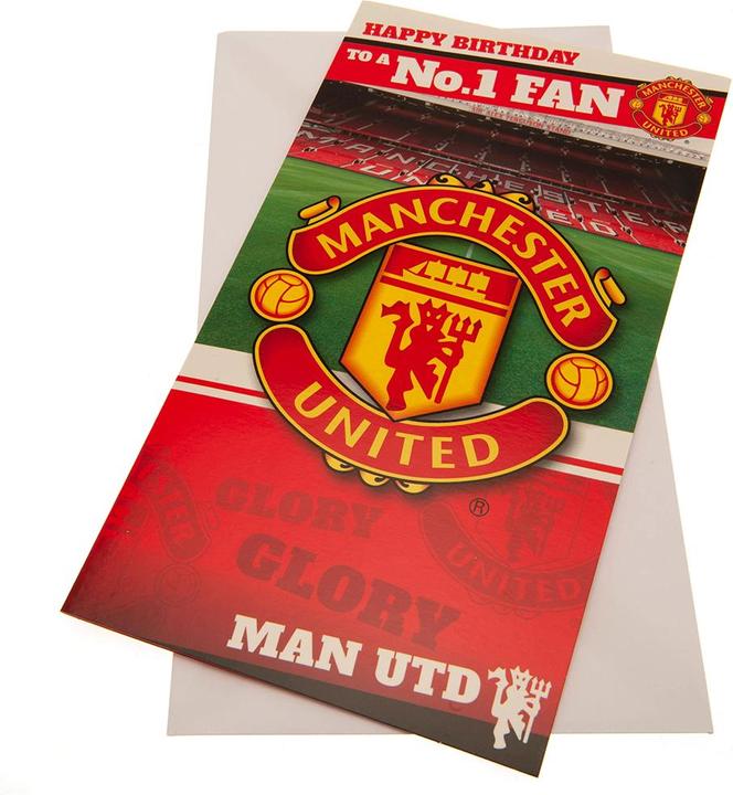 Actual product image Manchester United FC Birthday card No 1 Fan (1 pcs.)