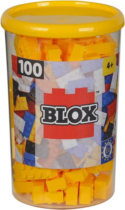 Actual product image Androni Blox 100 yellow 8 bricks in box