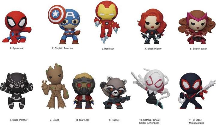 Image du produit Monogram Int. Marvel Pendentifs de poche en PVC 85th Core Comic Series 12 Display (24)