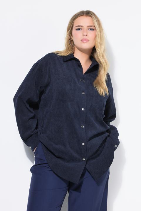 Produktbild Studio Untold Cord-Hemd, oversized, Hemdkragen, Langarm (54)