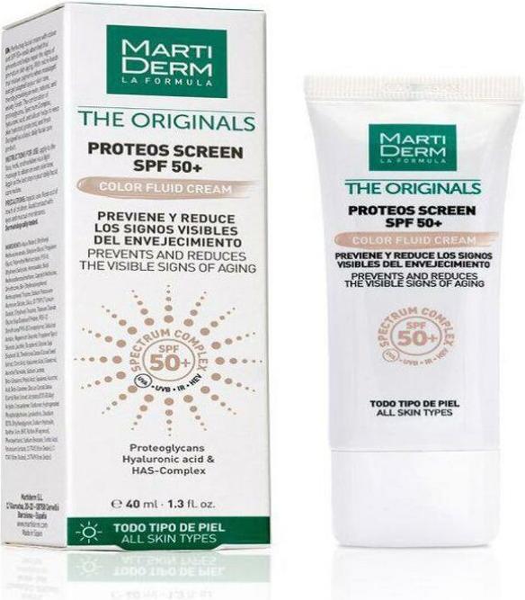 Produktbild Martiderm Proteos Screen SPF50 Color 40 ml (Sonnencreme, SPF 50+, 40 ml)