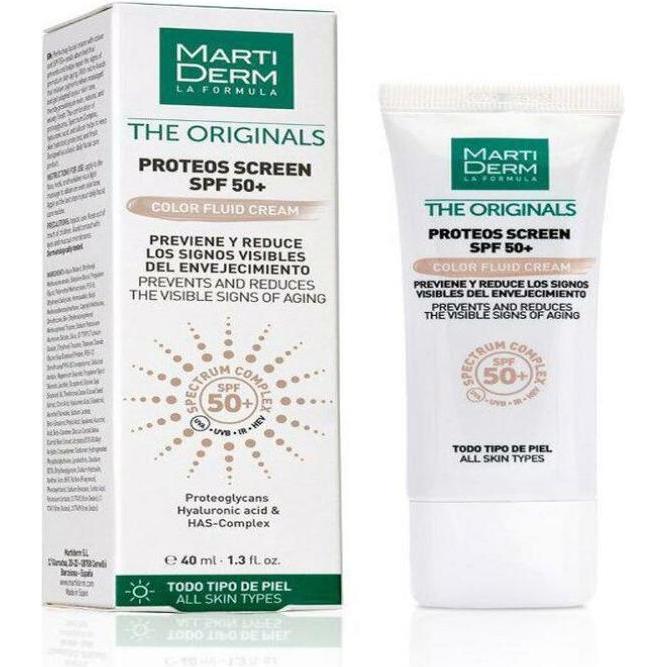 Martiderm, Sonnencreme, Proteos Screen SPF50 Color 40 ml (Sonnencreme, SPF 50, 40 ml)