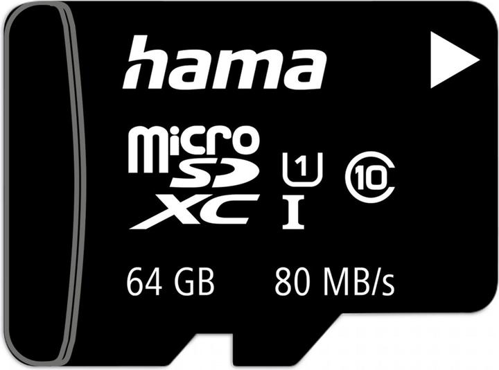 Actual product image Hama 124140 (64 GB, microSDXC, U1, UHS-I)