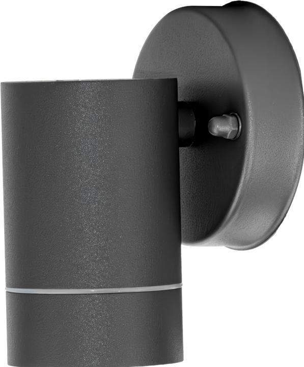 Tracon Assenwand-Spotleuchte, anthrazit (GU10, IP44)