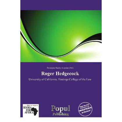 Thumbnail - Roger Hedgecock, Fachbücher