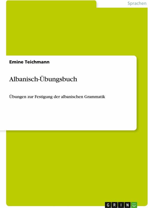 Produktbild Albanisch-Übungsbuch (Deutsch, Emine Teichmann, 2015)