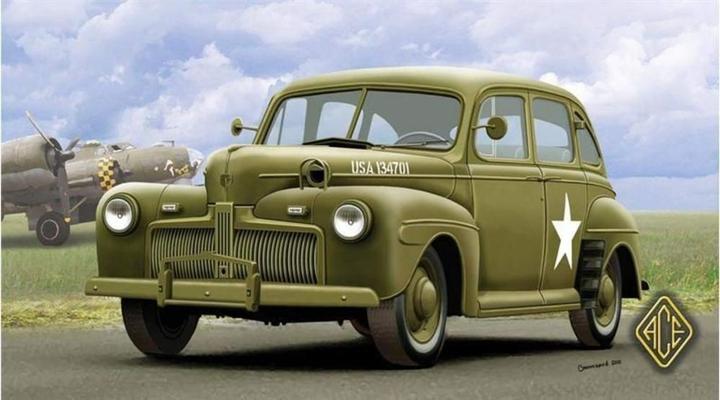 Actual product image Ace US Army Staff Car model 1942