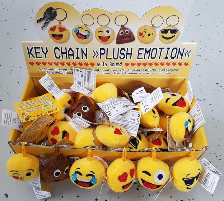 Actual product image Out of the blue Emotion SchlüsselAnHänger Plüsch mit Sound 5 cm, sortiert, 1 Stück