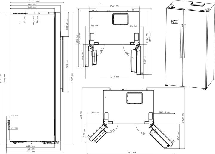 Produktbild Beko GN163140PTCHN (589 l)
