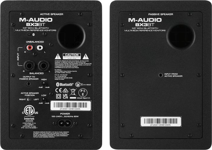 Image du produit M-Audio BX3BT (Actif, Couples, 1x 50 W)