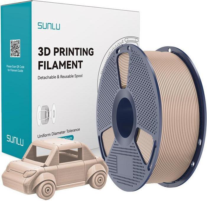 Productafbeelding Sunlu PETG Filament (Beige) (PETG, 1.75 mm, 1000 g)