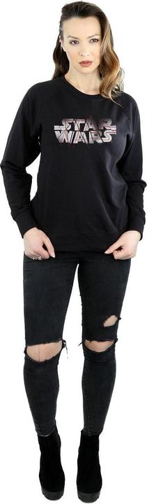 Actual product image Star Wars Womens/Ladies The Last Jedi Spray Logo Sweatshirt (XXL)