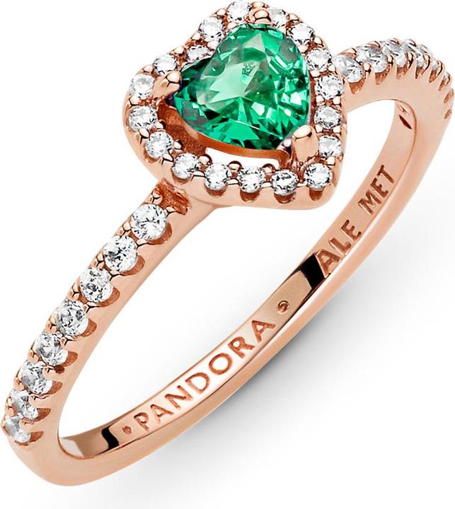 Image du produit Pandora 14k or rose Sparkling Heart Ring (8, 14, Or 585/14 K)