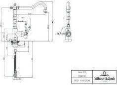 Produktbild Villeroy & Boch V&B Einhand-Spültischbatterie AVIA 2.0 Druck Edelstahl massiv