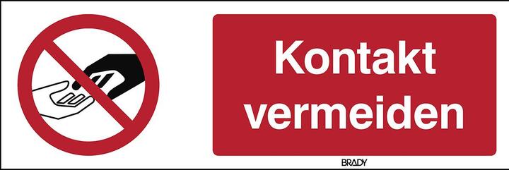 Image du produit Brady Panneau de sécurité - Éviter le contact