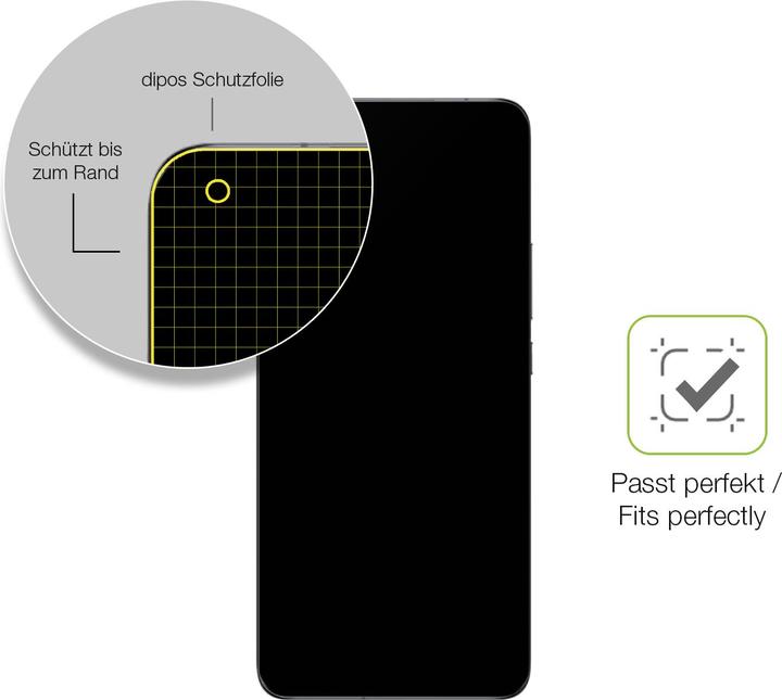 Immagine prodotto Dipos Full-Cover Pellicola Protettiva opaco (1 pz., Xiaomi Mi 11 Ultra)