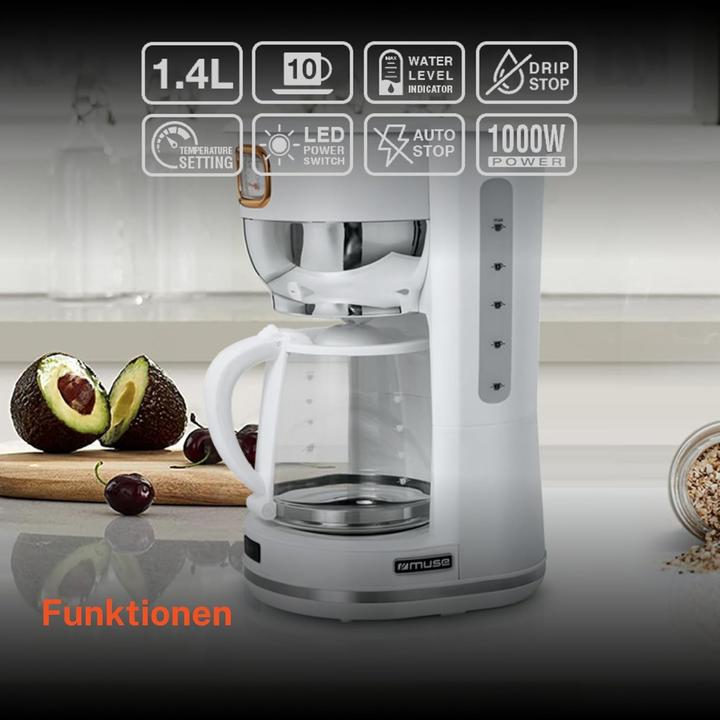 Actual product image Muse MS220 W Coffee Maker white