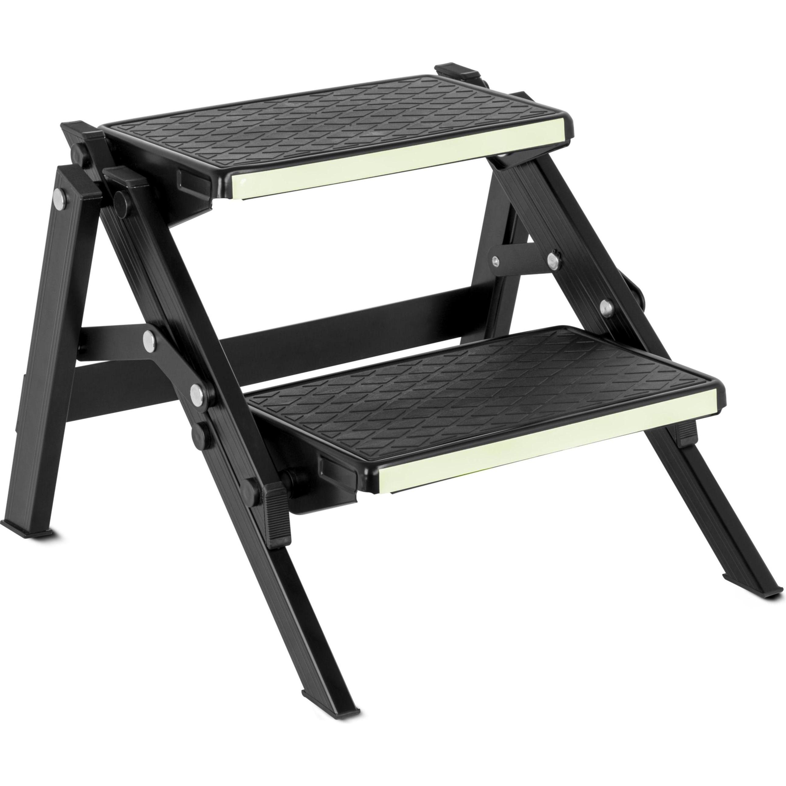 Brunner, Scala a pioli, Doppio passo Ruckstep Nero Fluo (53 cm)