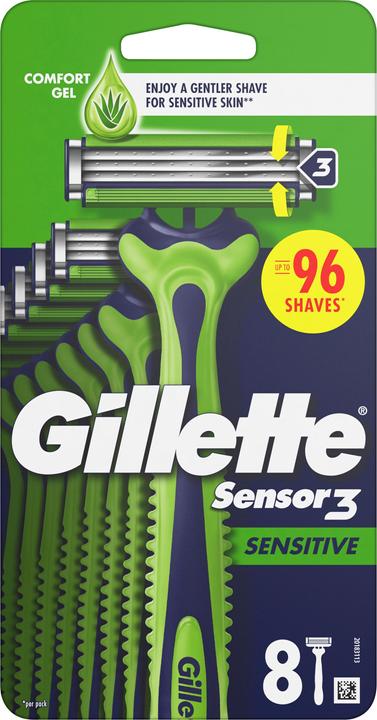 Produktbild Gillette Sensor3 Sensitive 8er SRP