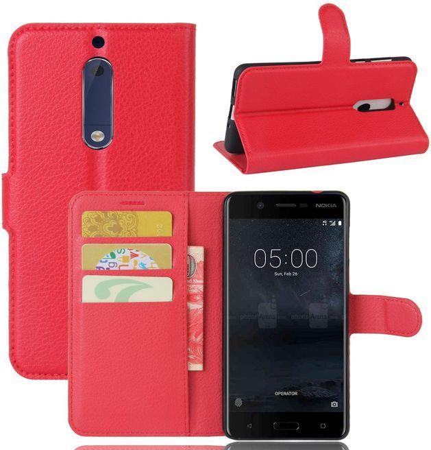 Actual product image MU Classic Litchi leather cover (Nokia 5)