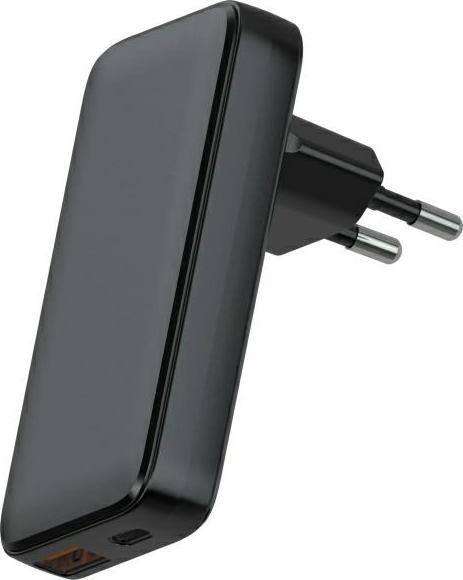 Produktbild Beline Charger 1x USB-C + 1x USB 65W black (only head) PD 3.0 + QC 3.0 BLN2CW65 (65 W)