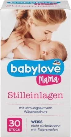 dm babylove Cuscinetti per l'allattamento della mamma bianchi (30 x)