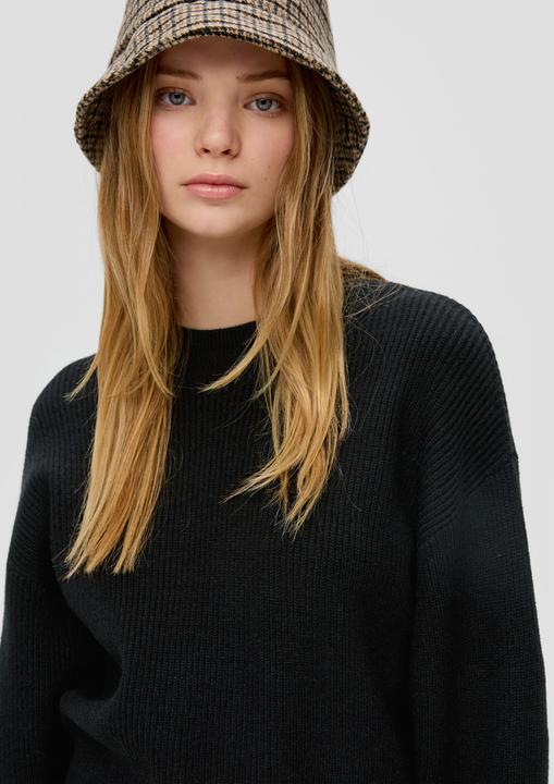 Actual product image S.Oliver Strickpullover Strickpullover aus Viskosemix (XXL)