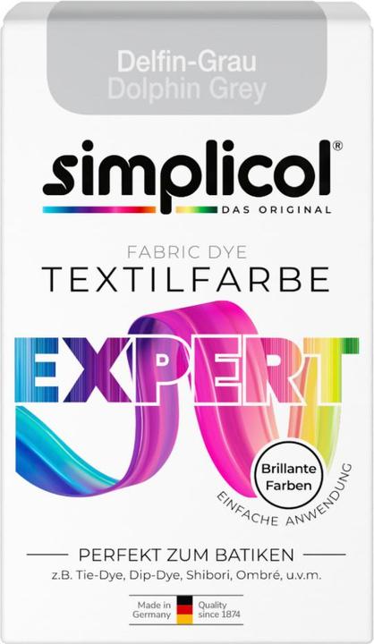 Immagine prodotto Simplicol Textilfarbe expert (Grigio delfino, 150 ml)