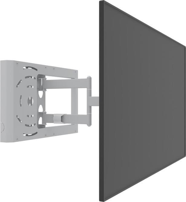 Image du produit Multibrackets Support mural 37" - 70", blanc, métal, max 45 kg (Mur, 45 kg, 37" - 70")