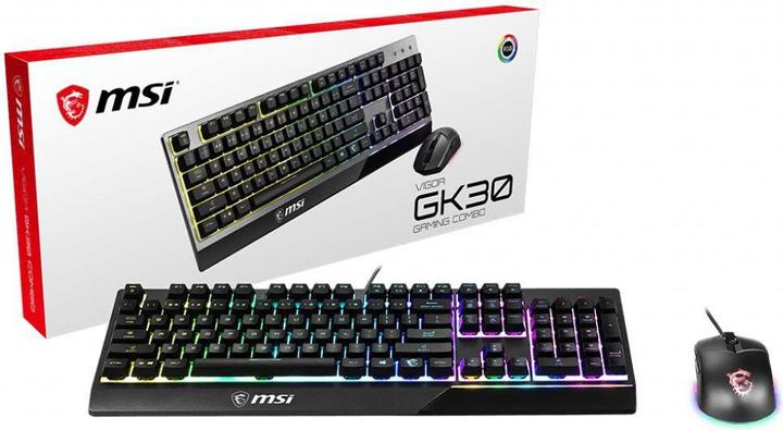 Actual product image MSI Vigor GK30 Combo (DE, Cable)