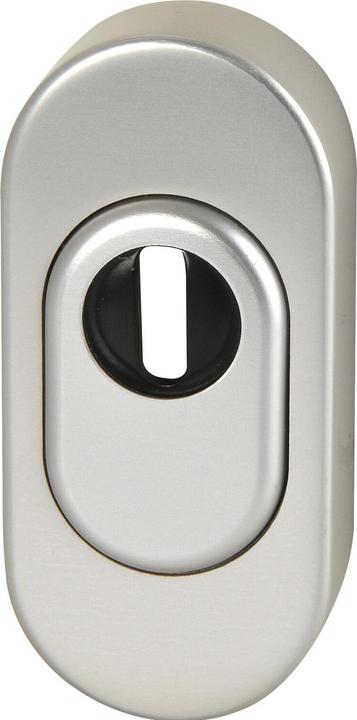 Produktbild FSB Sicherheitsrosette 73 3249 oval PZ mit Kernziehschutz, Aluminium silber (Türgriff)