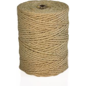 Antalis, Verpackungsmaterial, Sisalgarn 2/625 LUX 2-trådet ca. 140m 500g krydsspole - (140 meter pr. rulle)
