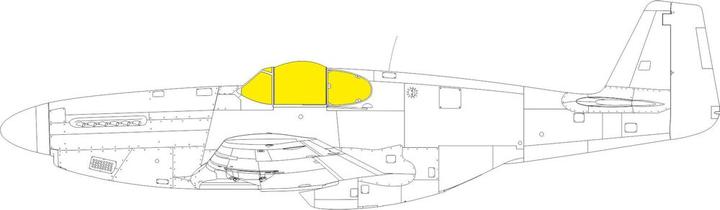Actual product image Eduard P-51B/C Malcolm Hood canopy Tface
