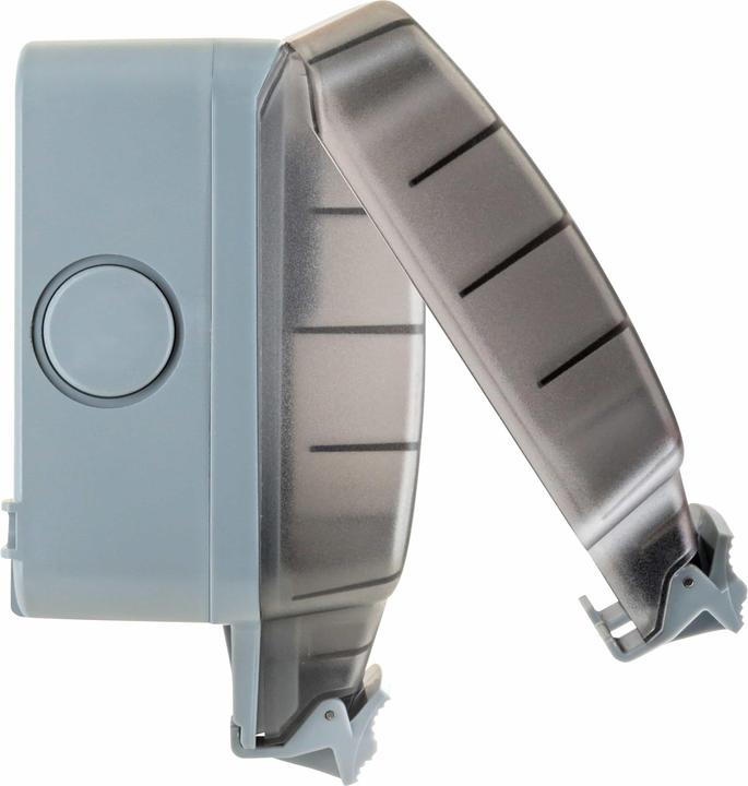 Actual product image Schwaiger Outdoor socket outlet IP66 1-fold Schuko flush-mounted socket outlet