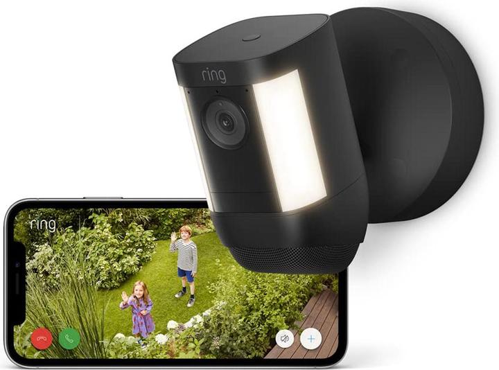 Productafbeelding Ring Spotlight Cam Pro, bedraad - Zwart (1920 x 1080 Pixels)