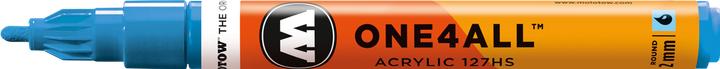 Actual product image Molotow Permanent marker One4All 127 HS refillable 2mm shock blue (Shock blue, 2 mm, 1 x)