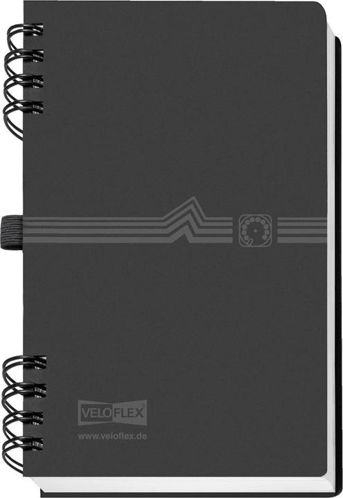 Veloflex Telefonringbuch A6 schwarz (A6, Harter Einband)